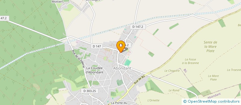 localisation de l'entreprise MADAME MARIE GOUBET à ABONDANT
