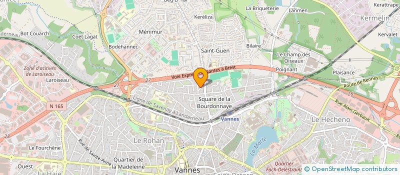 localisation de l'entreprise MADAME MARIE GOUDET à VANNES