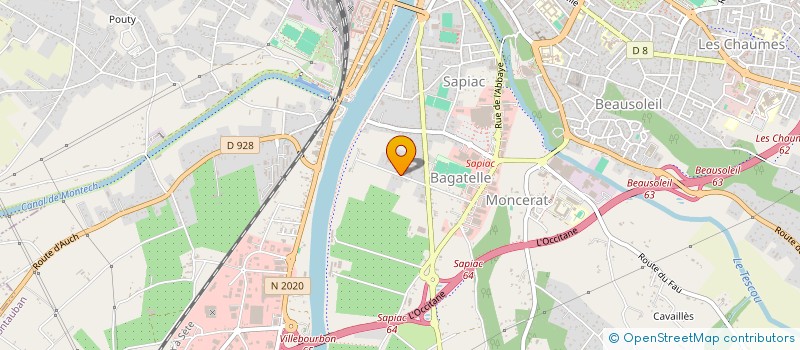 localisation de l'entreprise MADAME MARIE GOUDY à MONTAUBAN