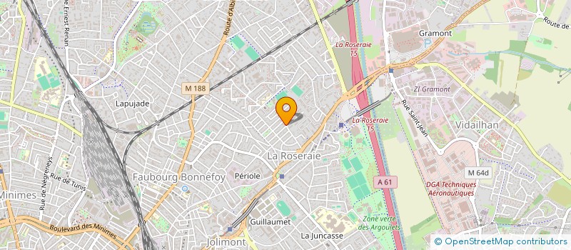 localisation de l'entreprise MADAME MARIE GOUELLO à TOULOUSE