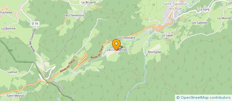 localisation de l'entreprise MADAME MARIE GOUGEON  SAINT-SAUVEUR-EN-RUE