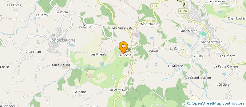 localisation de l'entreprise MADAME MARIE GOUJET  LONGESSAIGNE