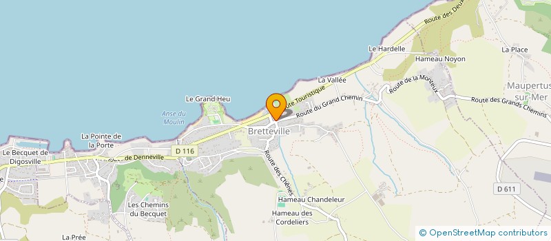 localisation de l'entreprise MADAME MARIE GOUJU  BRETTEVILLE