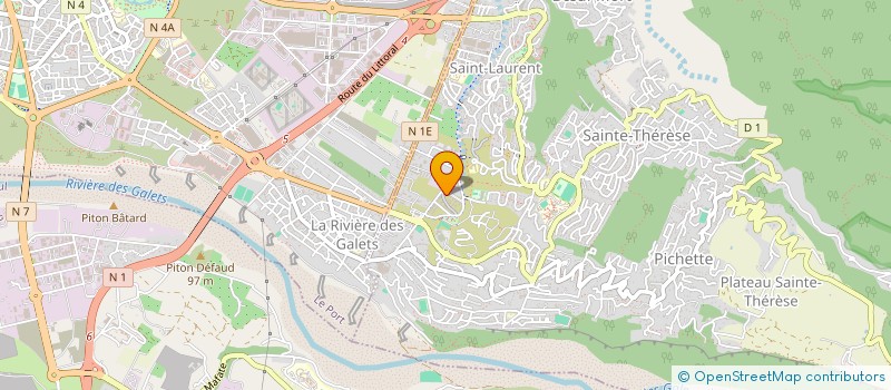 localisation de l'entreprise MADAME MARIE GOULART  LA POSSESSION