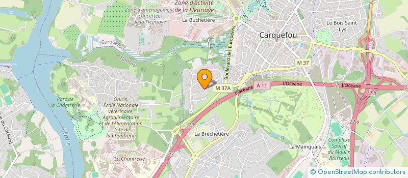 localisation de l'entreprise MADAME MARIE GOUON à CARQUEFOU
