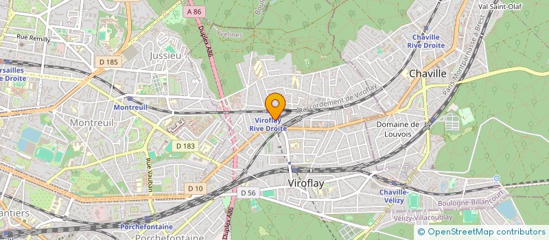 localisation de l'entreprise MADAME MARIE GOURGUES  VIROFLAY