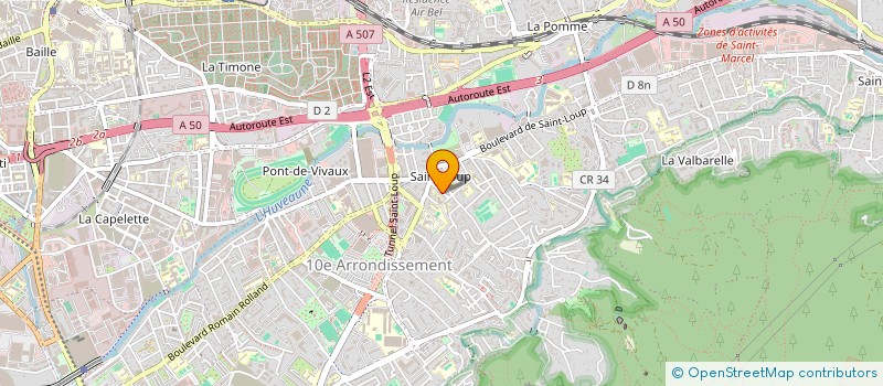 localisation de l'entreprise MADAME MARIE GOURION à MARSEILLE