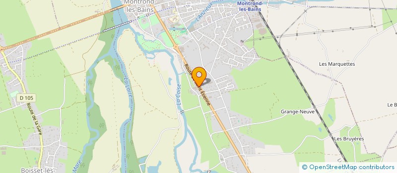 localisation de l'entreprise MADAME MARIE GOUROUNAS  MONTROND-LES-BAINS