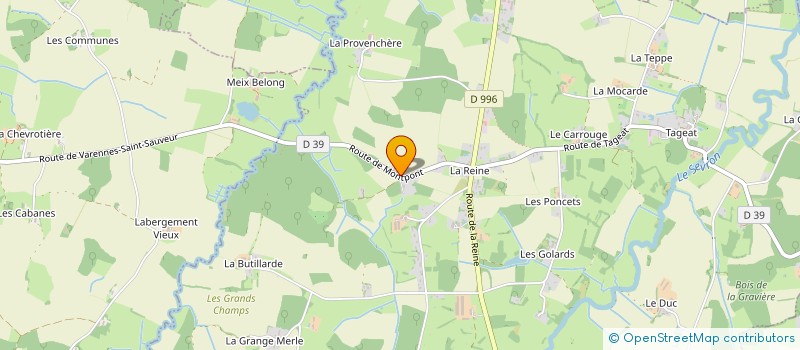localisation de l'entreprise MADAME MARIE GOUSSE à VARENNES-SAINT-SAUVEUR
