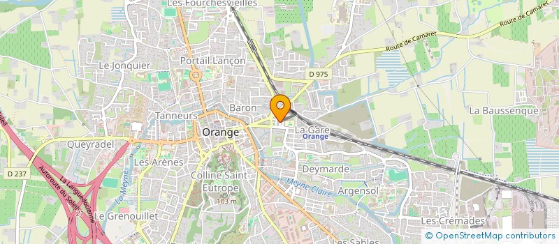 localisation de l'entreprise MADAME MARIE GOUTALAND  ORANGE