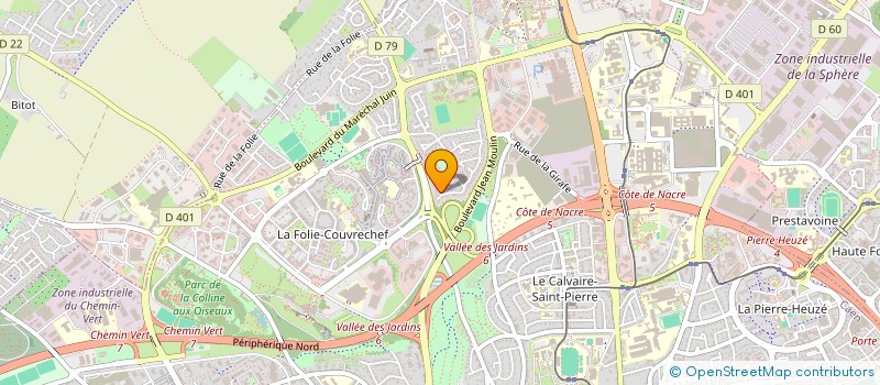 localisation de l'entreprise MADAME MARIE GOUYA à CAEN