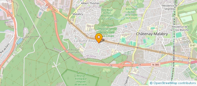 localisation de l'entreprise MADAME MARIE-GRACE FOBA  CHATENAY-MALABRY