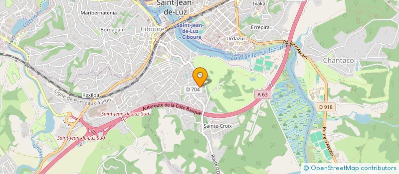 localisation de l'entreprise MADAME MARIE-GRACIE PAGADOY  CIBOURE