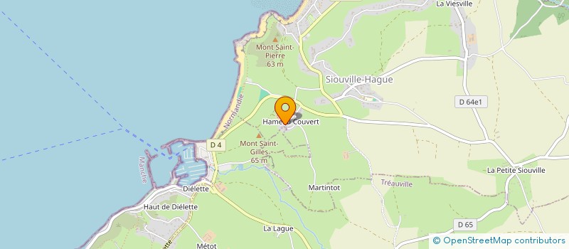 localisation de l'entreprise MADAME MARIE GRALL  SIOUVILLE-HAGUE