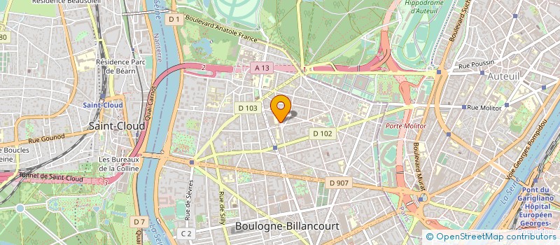 localisation de l'entreprise MADAME MARIE GRAND à BOULOGNE-BILLANCOURT