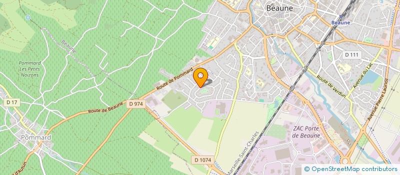 localisation de l'entreprise MADAME MARIE GRANDAY à BEAUNE