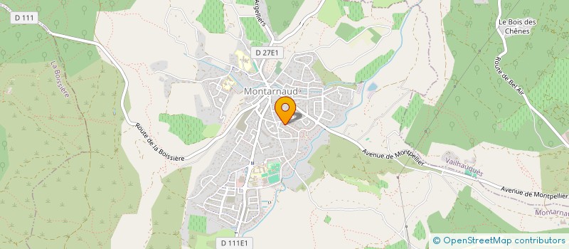 localisation de l'entreprise MADAME MARIE GRANDE MUSSON  MONTARNAUD