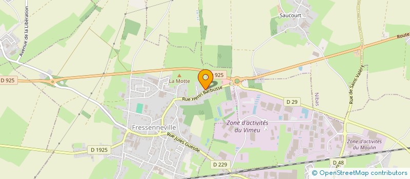 localisation de l'entreprise MADAME MARIE GRANDSIRE  FRESSENNEVILLE