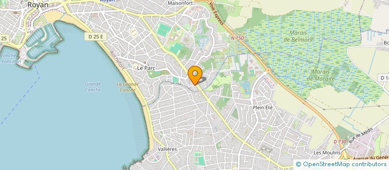 localisation de l'entreprise MADAME MARIE GRANET  ROYAN