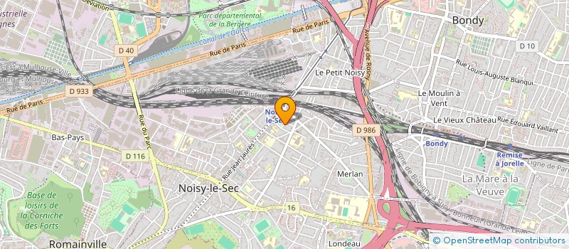 localisation de l'entreprise MADAME MARIE GRANGER à NOISY-LE-SEC