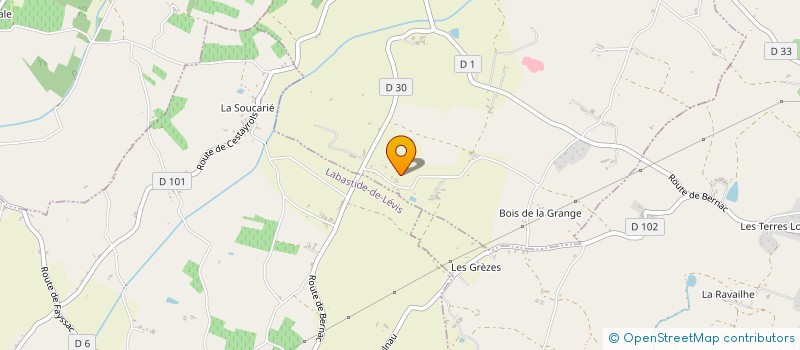 localisation de l'entreprise MADAME MARIE GRANGER  BERNAC