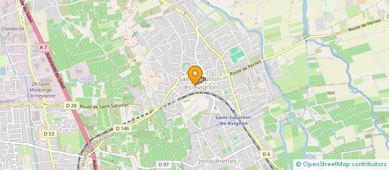 localisation de l'entreprise MADAME MARIE GRANGIER à SAINT-SATURNIN-LES-AVIGNON