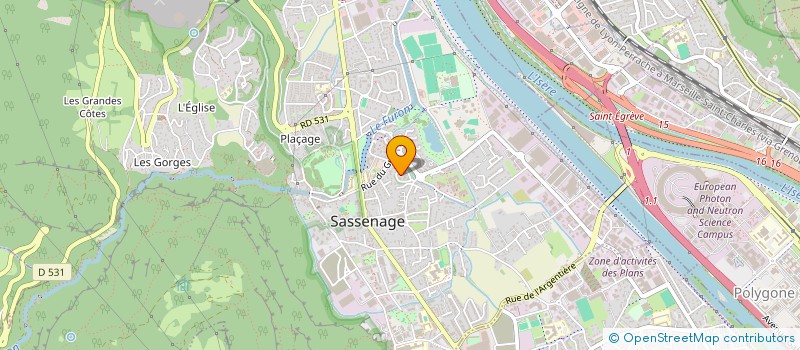 localisation de l'entreprise MADAME MARIE GRANIE  SASSENAGE