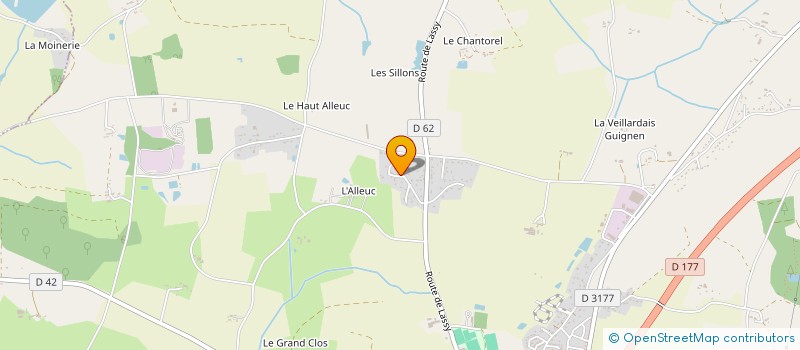 localisation de l'entreprise MADAME MARIE GRANIER  GUIGNEN