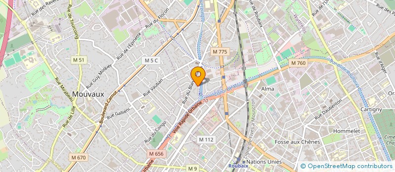 localisation de l'entreprise MADAME MARIE GRARD  TOURCOING