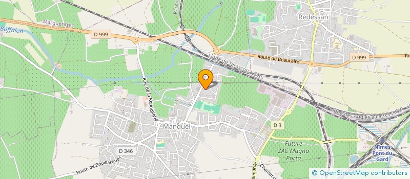 localisation de l'entreprise MADAME MARIE GRELOT  MANDUEL