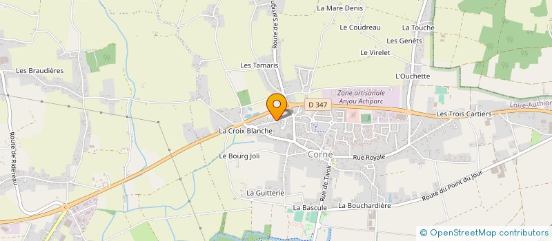 localisation de l'entreprise MADAME MARIE GRENIER à LOIRE-AUTHION