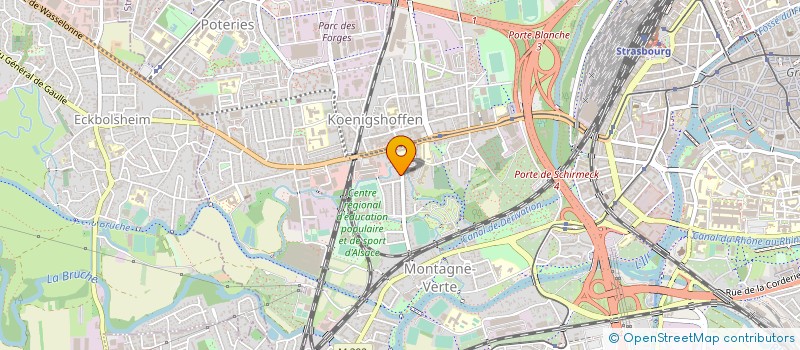 localisation de l'entreprise MADAME MARIE GRIES à STRASBOURG