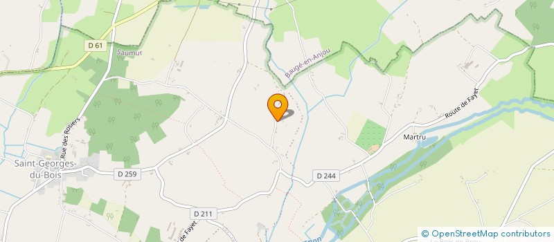 localisation de l'entreprise MADAME MARIE GRIMAUD  BRISSAC LOIRE AUBANCE