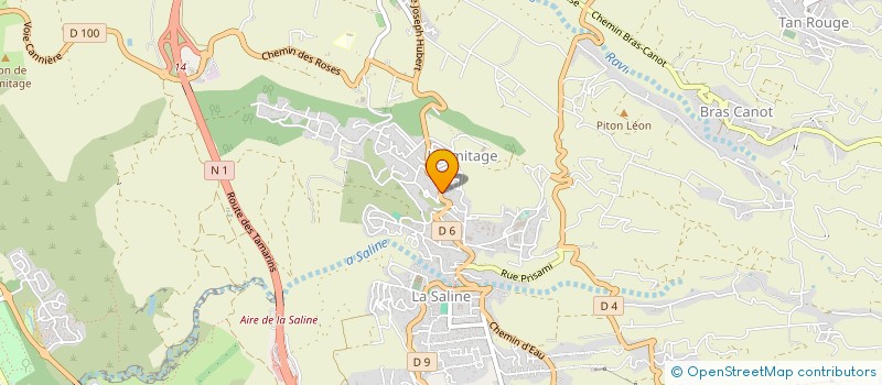 localisation de l'entreprise MADAME MARIE GRIMAUD  SAINT-PAUL