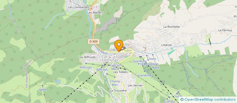 localisation de l'entreprise MADAME MARIE GRIMMER à LA CLUSAZ