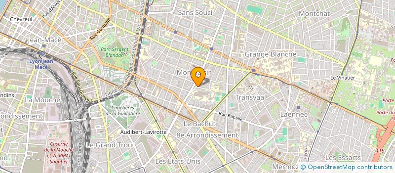 localisation de l'entreprise MADAME MARIE GRINAND  LYON