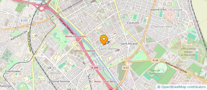 localisation de l'entreprise MADAME MARIE GRIPPON à REIMS