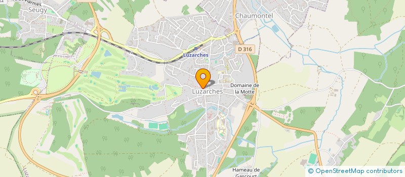 localisation de l'entreprise MADAME MARIE GROLEE  LUZARCHES