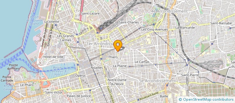 localisation de l'entreprise MADAME MARIE GRONDIN à MARSEILLE