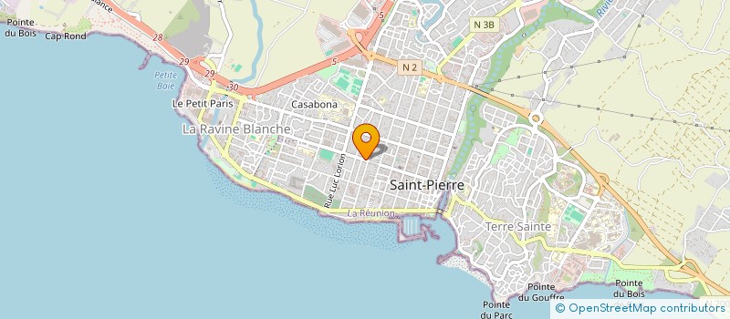 localisation de l'entreprise MADAME MARIE GRONDIN à SAINT-PIERRE