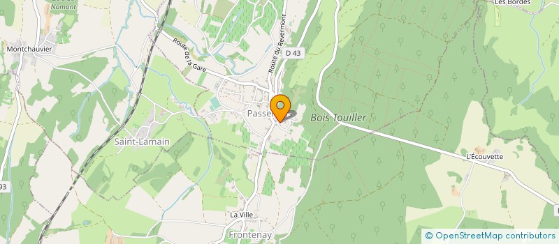 localisation de l'entreprise MADAME MARIE GRONDIN  PASSENANS