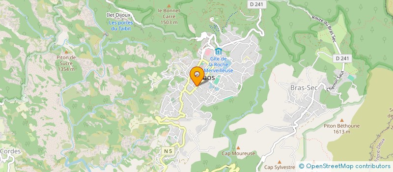 localisation de l'entreprise MADAME MARIE GRONDIN à CILAOS