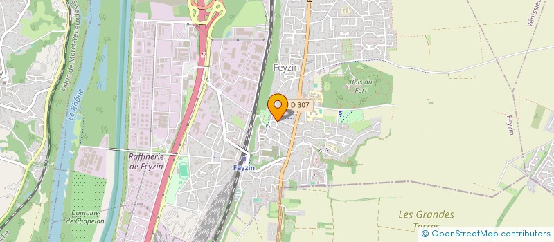 localisation de l'entreprise MADAME MARIE GRONDIN  FEYZIN