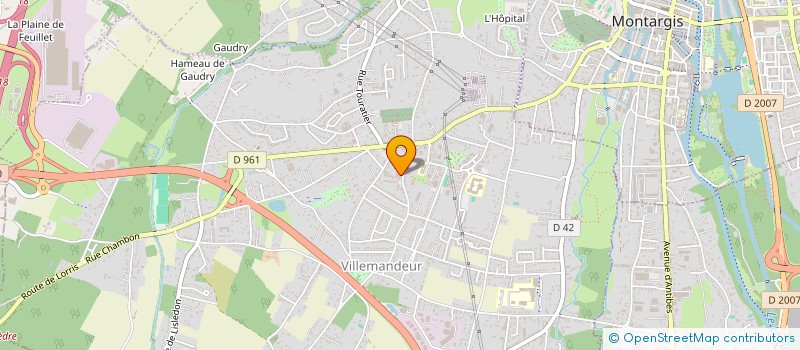localisation de l'entreprise MADAME MARIE GRONDIN à VILLEMANDEUR