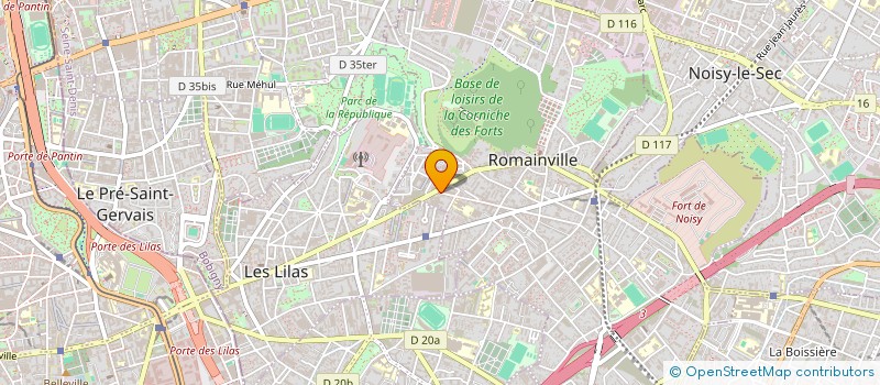 localisation de l'entreprise MADAME MARIE GROSDIDIER à ROMAINVILLE