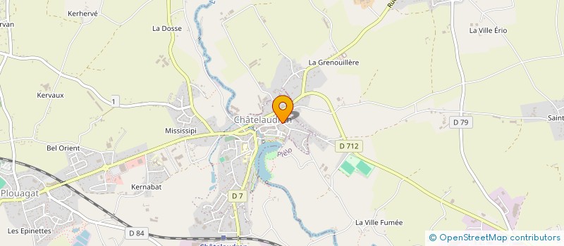 localisation de l'entreprise MADAME MARIE GROSMAITRE  CHATELAUDREN-PLOUAGAT