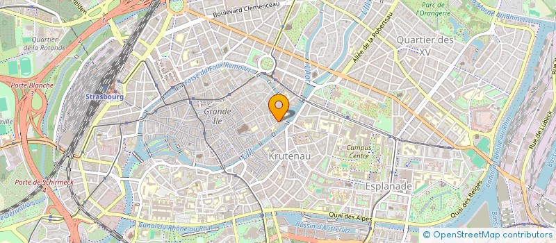 localisation de l'entreprise MADAME MARIE GROSS  STRASBOURG