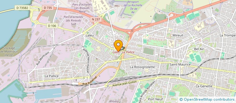 localisation de l'entreprise MADAME MARIE GROSSET  LA ROCHELLE