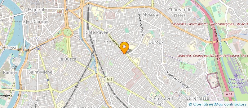 localisation de l'entreprise MADAME MARIE GROUSSARD  MONTAUBAN