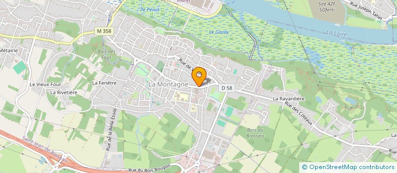 localisation de l'entreprise MADAME MARIE GRUET  LA MONTAGNE